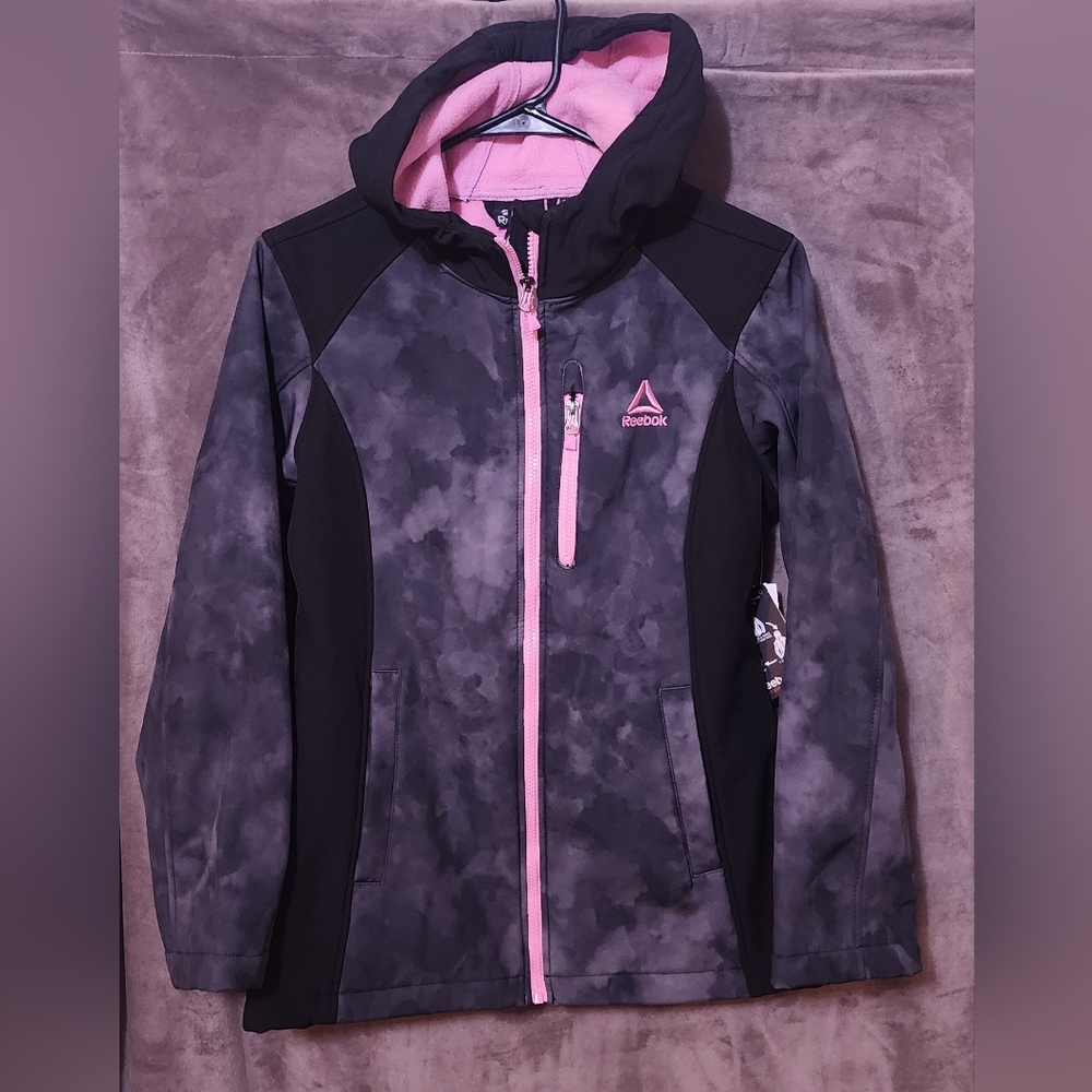Reebok Black and Pink Jacket - Picture 1 of 5